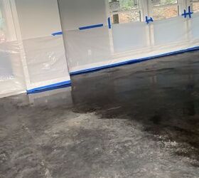 acid staining concrete floors, Second Coat of Stain