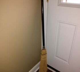 old curling broom turned witch s broom