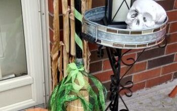 Old Curling Broom Turned Witch's Broom