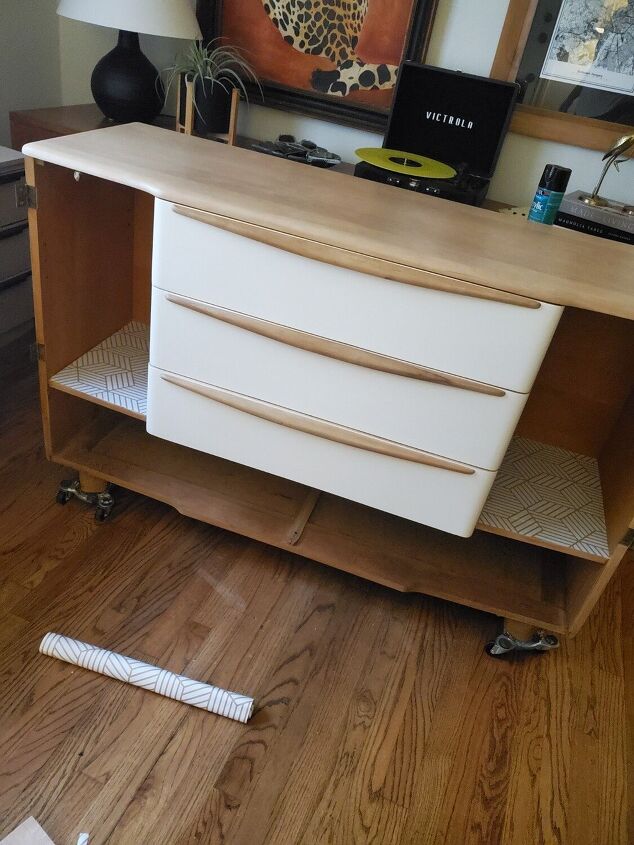 solid maple dresser given a new life, All coming together