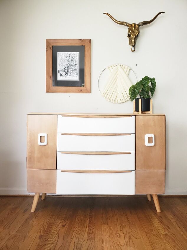 solid maple dresser given a new life