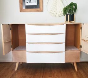 solid maple dresser given a new life