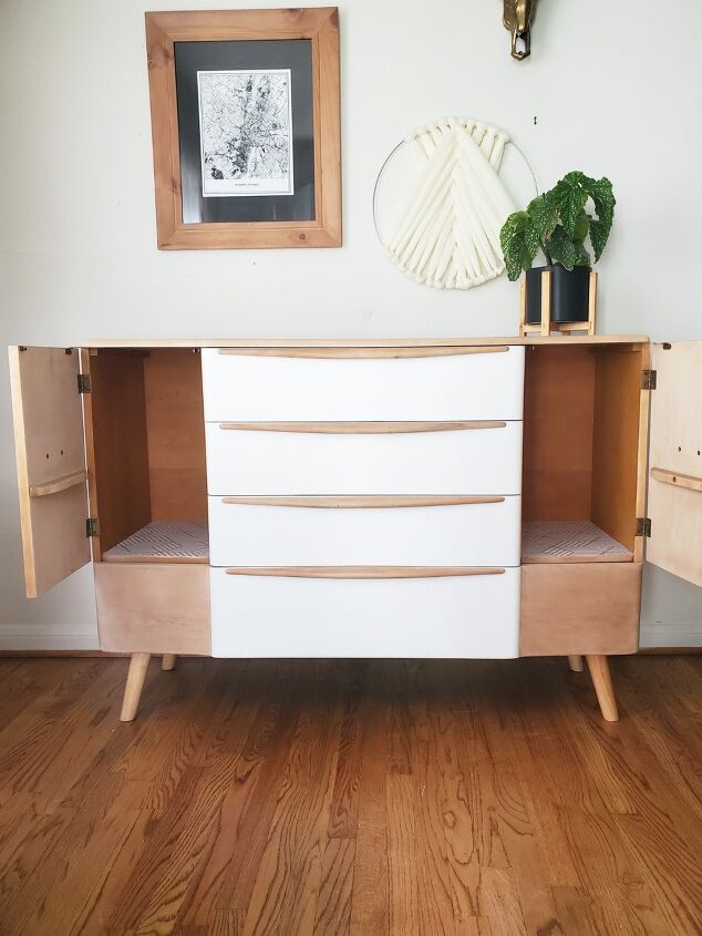 solid maple dresser given a new life