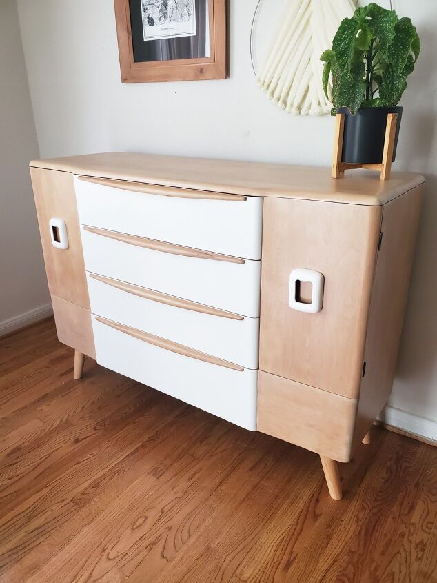 solid maple dresser given a new life