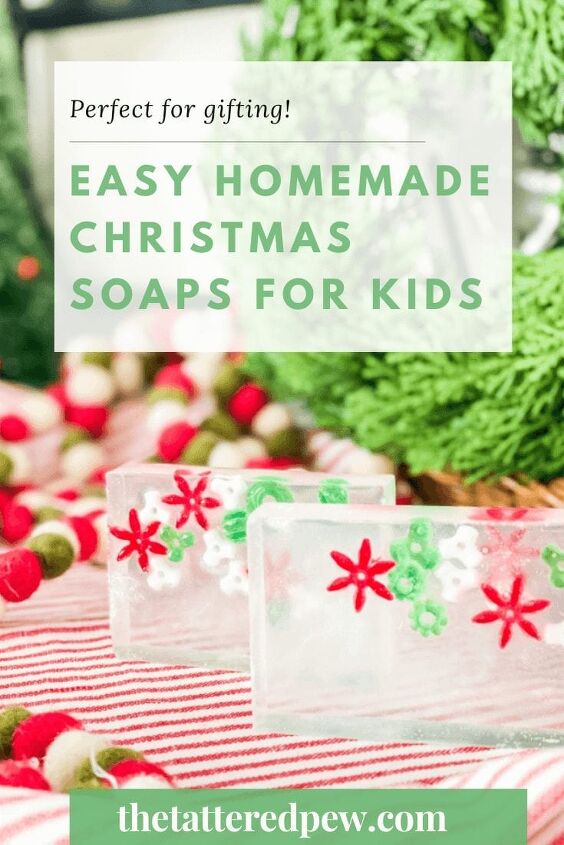 easy homemade christmas soaps for kids