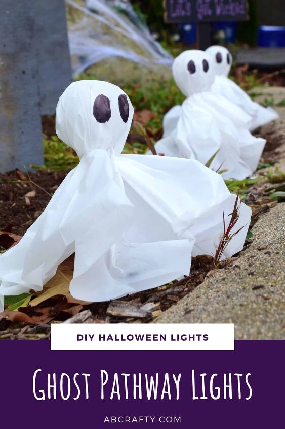 diy ghost halloween lights