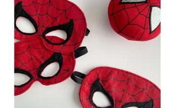 Tutorial de la máscara de Spiderman de fieltro + plantilla gratuita