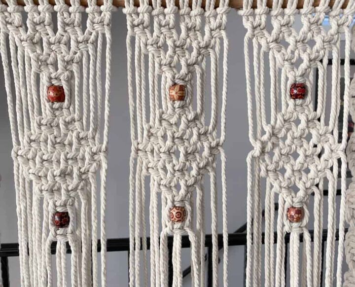 macrame hanging shelf