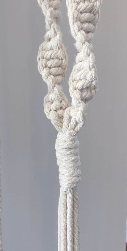 macrame hanging shelf