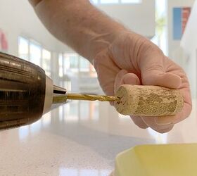 Drill into a cork for a 5-minute, $0 way to make your houseplants happier