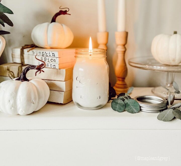 diy autumn candles