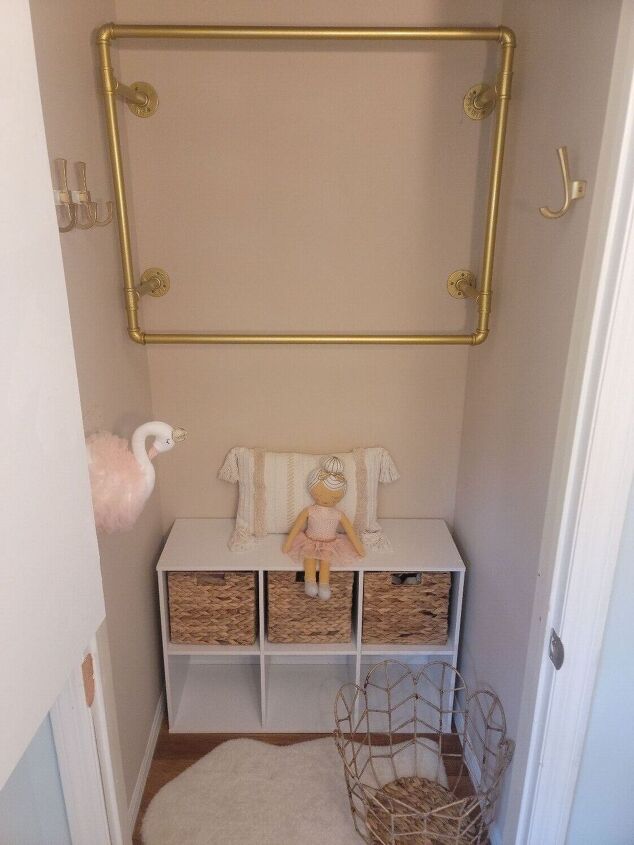 how i transformed another closet into a whimsical nursery space