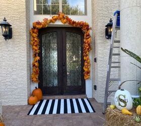 easy idea how to light up your inexpensive fall garland
