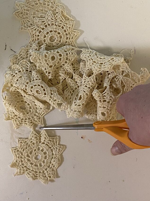how to make vintage crochet lace pumpkins