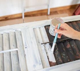 Her gorgeous living room idea just made us desperate for some old shutters