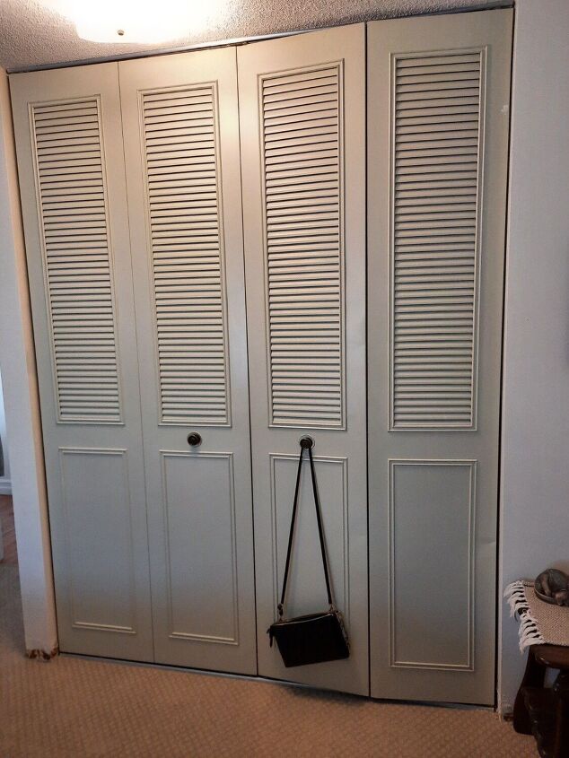 q what do i do with these closet doors add mirrors or