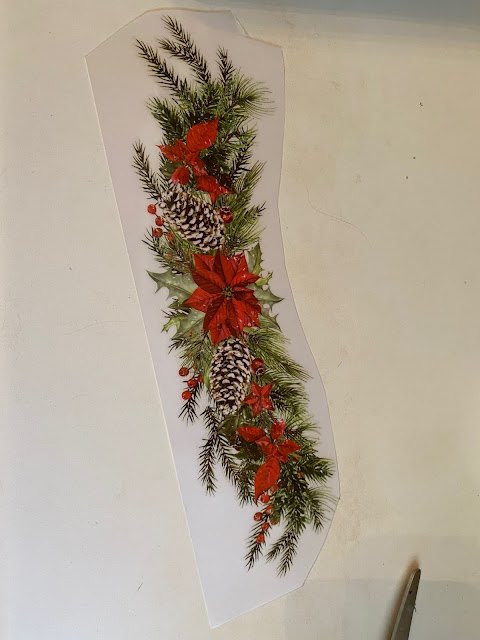 tabla de cortar decoracin de navidad