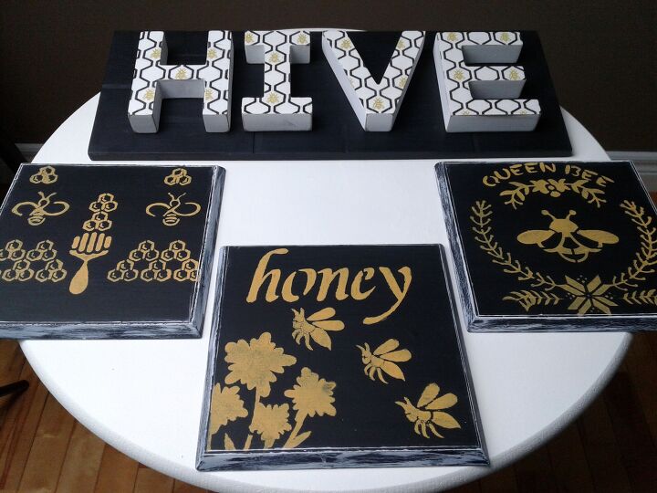 goodbye live laugh love signs and hello to honeybees, Fresh Style Signs