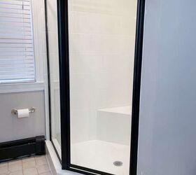 Inexpensive Shower Makeover With Paint