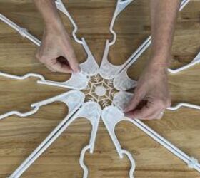 easy diy hanger Christmas Snowflake