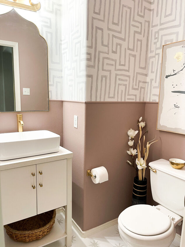20 ideias de banheiros pequenos para quem se sente um pouco apertado, Transforma o de um banheiro com tinta