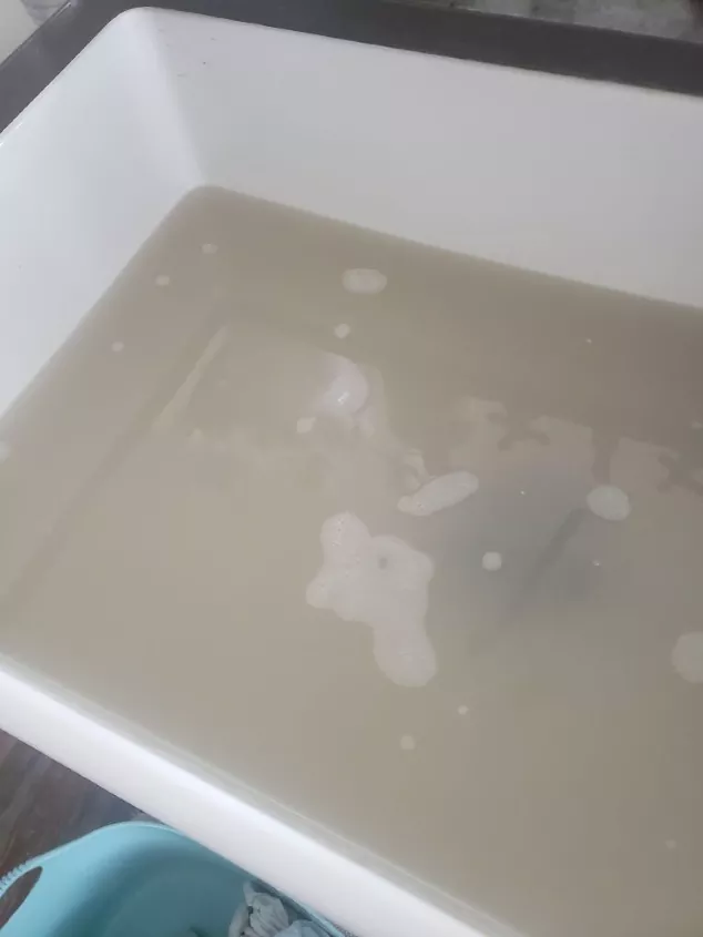 how to strip your laundry which is dirtier than you think, Murky bathtub water