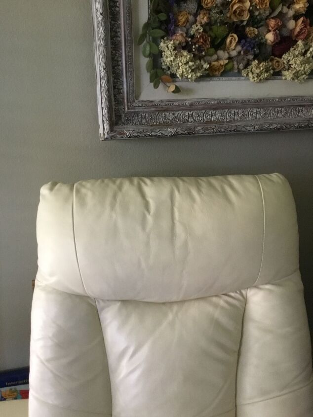 q how to remove paint from leather