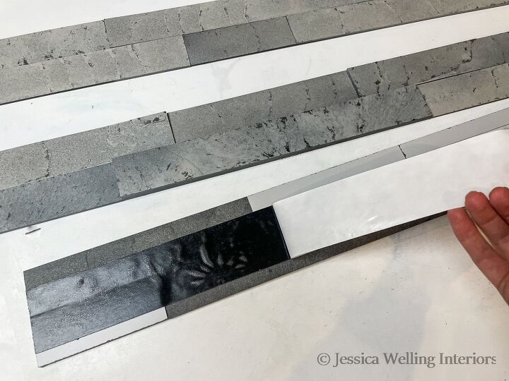 fireplace makeover with slate ish