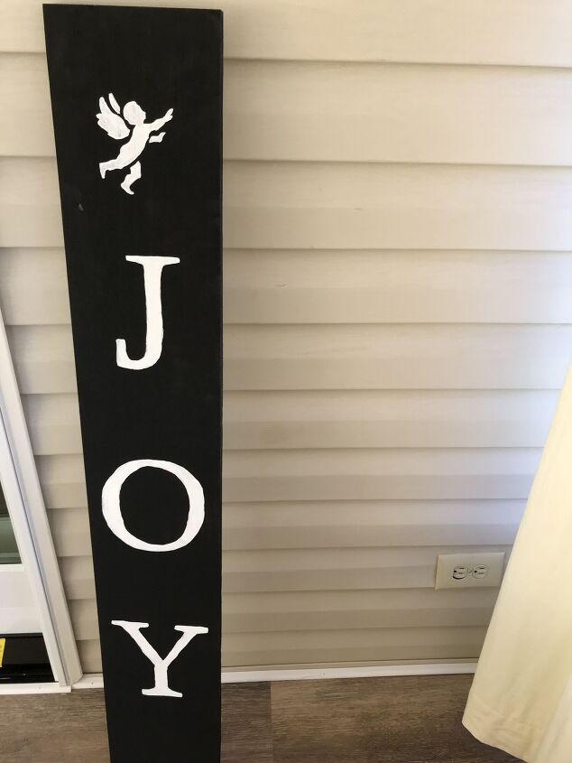 how to make a diy holiday decoration reversible sign