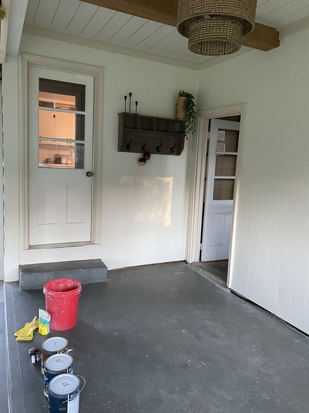 how to stencil your concrete floors