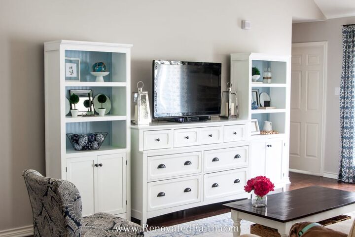 how to paint and stain laminate furniture the ultimate guide, No Build DIY Entertainment Center