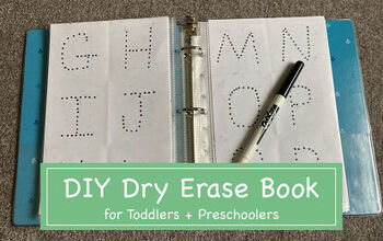 DIY Dry Erase Activity Book for Toddlers + Preschoolers