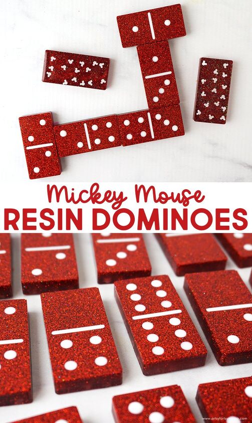 domin de resina de mickey mouse