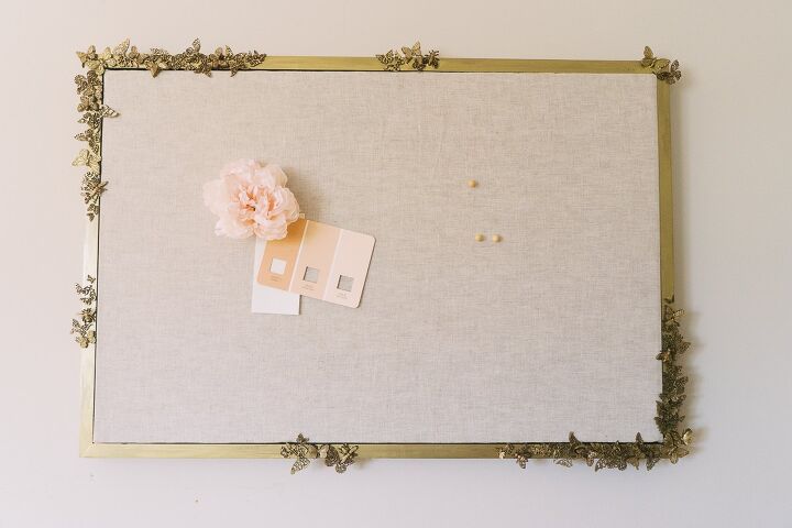 how to make a butterfly pinboard inspired by pottery barn