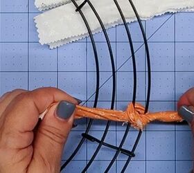 how to make a fabric wreath easy diy