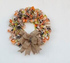 How to Make a Fabric Wreath (Easy DIY)