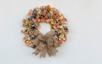 How to Make a Fabric Wreath (Easy DIY)