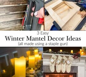 3 ideas fáciles de decoración invernal para tu chimenea