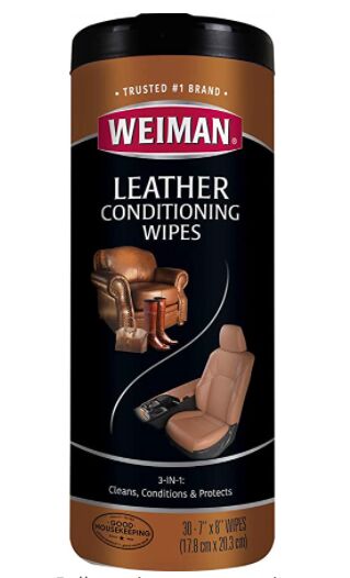 the 7 best leather cleaners and conditioners on the market, Weiman Leather Conditioning Wipes