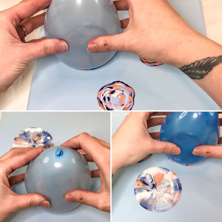 pintura de adornos para el rbol con globos