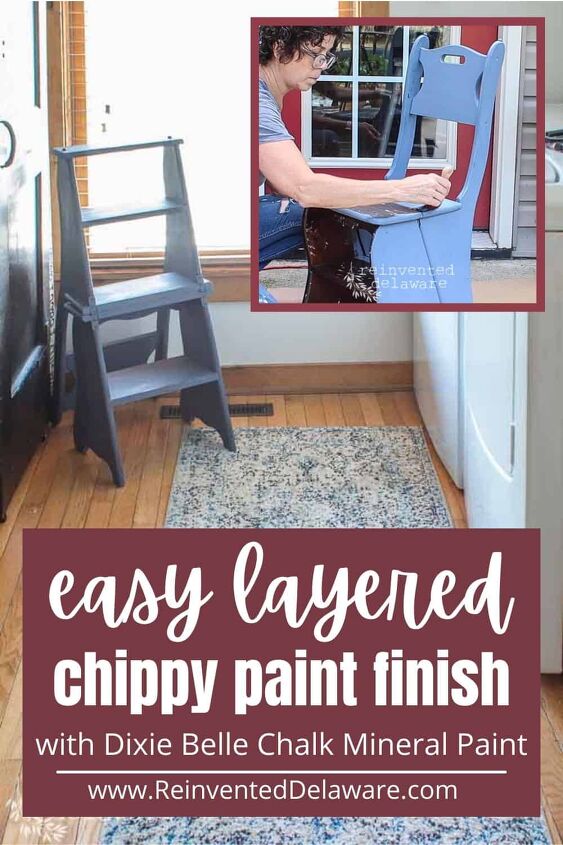 easy layered chippy paint finish