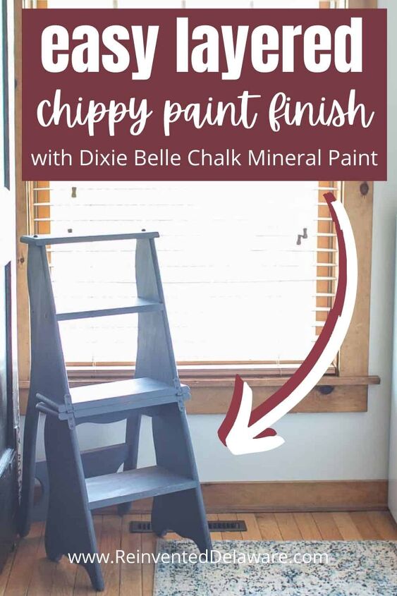 easy layered chippy paint finish