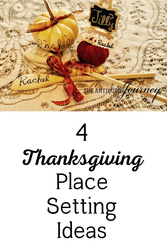 4 thrifty thanksgiving place setting ideas the antiqued journey