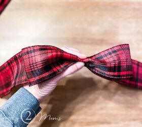how to make an easy christmas bow