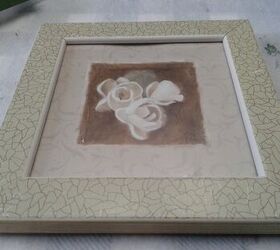 use picture frames and doilies to make charming wall art, Square Style Frame