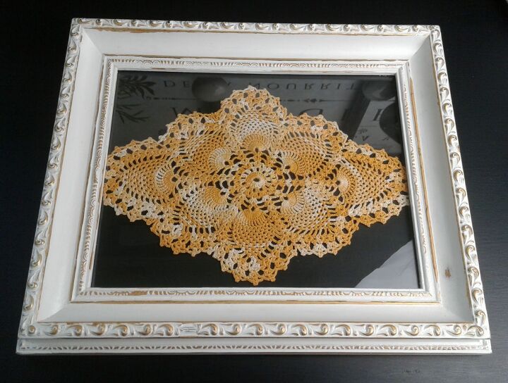 Use Picture Frames and Doilies to Make Charming Wall Art | Hometalk