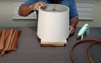Lámpara de palos de pintura DIY