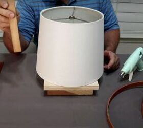 how to make a simple but beautiful paint stick lamp, Use a few extra paint stirrers
