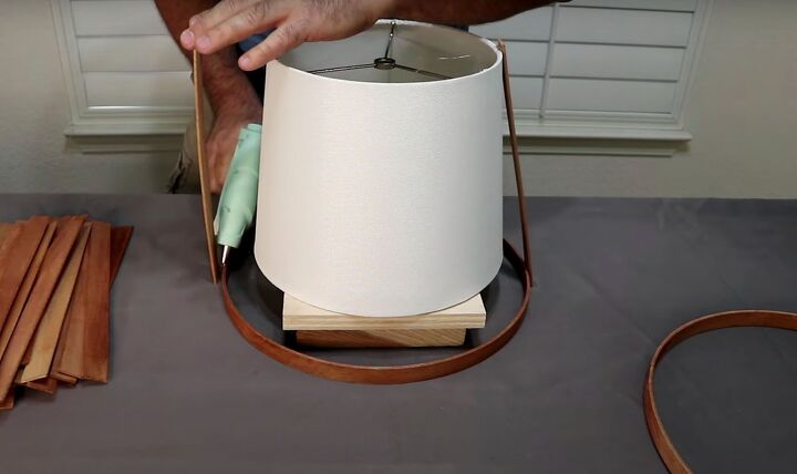 how to make a simple but beautiful paint stick lamp, How to make a paint stick lamp