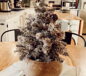 faux vintage tree from dollar tree christmas trees